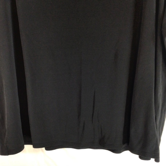 Eileen Fisher 2X Black 100% Silk Tank Top  Minimalist Luxe Capsule Essential - Picture 5 of 7